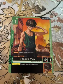 Gundam TCG Card Game Heero Yuy ST02-010 - Image 1