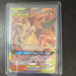 Pokemon Charizard & Braixen GX TAG TEAM Ultra Rare Holo 22/236 270 HP - Image 1