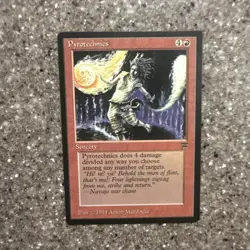 Magic the Gathering ~ MTG ~ 1x Pyrotechnics ~ LEGENDS ~ M/NM - Image 1