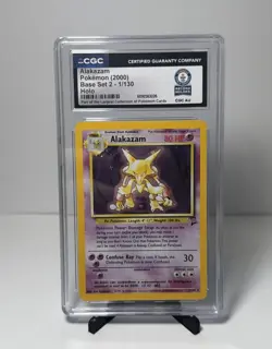 CGC Guinness World Record 1/1 Pokemon Alakazam 001/130 Base Set 2 Holo - Image 1