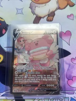 Pokemon Blissey V Ultra Rare Holo Silver Tempest TG22/TG30 Trainer Gallery - Image 1