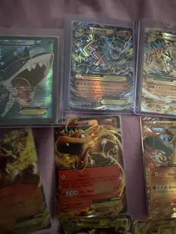 Pokemon TCG Charizard EX & Venusaur EX Primal Kyogre EX Holo Full Art Lot - Image 3