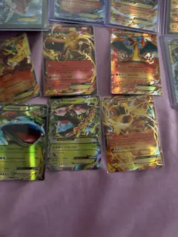 Pokemon TCG Charizard EX & Venusaur EX Primal Kyogre EX Holo Full Art Lot - Image 4