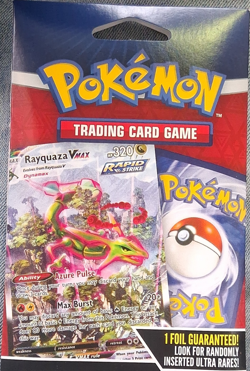 Pokemon TCG Pack Rayquaza VMAX Foil Guaranteed - Image 1