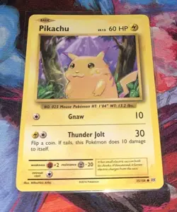 PIKACHU 35/108 XY COMMON EVOLUTIONS POKEMON TCG - Image 1