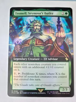 MTG - Tromell, Seymour's Butler Extended Art FOIL - Final Fantasy - Image 1
