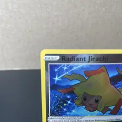Radiant Jirachi 120/195 SWSH Silver Tempest Shiny Holo Rare Pokemon TCG 2022 NM - Image 3