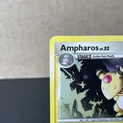 Ampharos 001/017 POP Series 7 Holo 2008 Pokemon LP/MP - Image 3