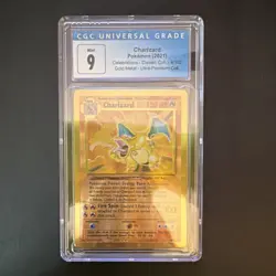 The Pokemon Company Charizard 4/102 Celebrations Gold Metal CGC 9 - Image 1