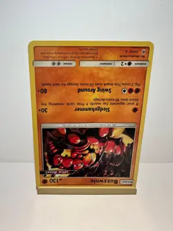 Buzzwole 77/131 Rare Forbidden Light Pokemon Heavily Played - Image 2