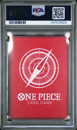 2025 ONE PIECE OP09 001 SHANKS ENGLISH 2ND ANNIVERSARY SET LEADER PROMO PSA 10 - Image 2