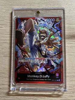 Monkey.D.Luffy (001) ST21-001 Leader Starter Deck EX: Gear 5 Foil One Piece TCG - Image 1