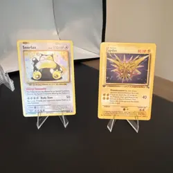 Pokemon TCG Holo Card Lot: Snorlax XY177, Zapdos 30/62 - English, 2 Cards - Image 1