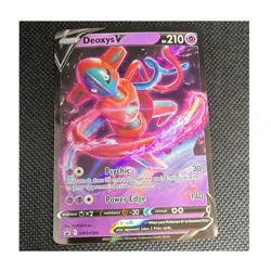 Deoxys V Pokemon Card SWSH266 Sword & Shield Promo Holo Basic 210 HP English - Image 1