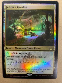 MTG 1x FOIL Jetmir's Garden 250 Streets of New Capenna Magic the Gathering x1 NM - Image 1