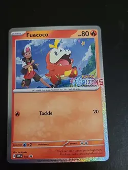 Fuecoco SVP192 Black Star Promo Holo Stamped Pokemon Horizons Pokemon Card NM - Image 1