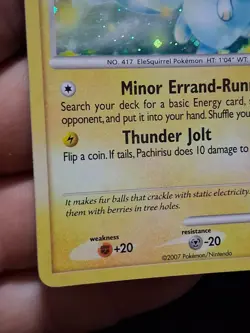 Pokemon TCG Pachirisu LV.23 DP04 Holo Card Diamond and Pearl Promos - Image 2