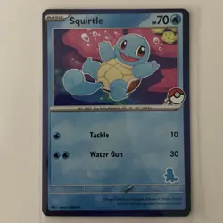 NMT Pokemon TCG Squirtle (Blue Border) My First Battle Regular Card - Image 1