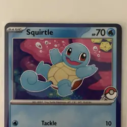 NMT Pokemon TCG Squirtle (Blue Border) My First Battle Regular Card - Image 2