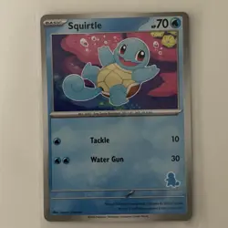 NMT Pokemon TCG Squirtle My First Battle Regular Water Type Basic Card - Image 1