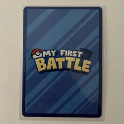 NMT Pokemon TCG Squirtle My First Battle Regular Water Type Basic Card - Image 4