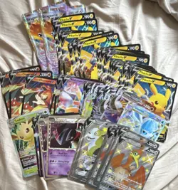 Pokemon jumbo card collection, sealed McDonald’s toys and theme decks - Image 1