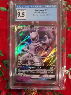 Pokemon Card TCG - Mewtwo GX - 2017 Shining Legends 39/73 - CGC 9.5 - Image 1