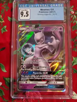 Pokemon Card TCG - Mewtwo GX - 2017 Shining Legends 39/73 - CGC 9.5 - Image 3