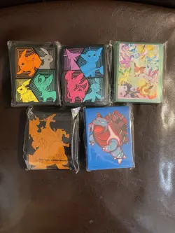 Pokemon TCG Sealed Card Sleeves - Lot Of 5 - Image 1