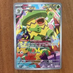 Pokemon TCG Ludicolo Phantasmal Flames 095/094 Illustration Rare NM Card English - Image 1
