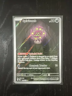 Pokemon TCG Spiritomb 148/132 Mega Evolution Illustration Rare Card NM Condition - Image 1