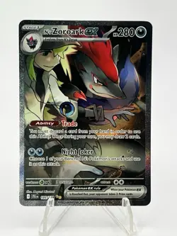 Pokemon Card - N's Zoroark ex Journey Together 185/159 Special Illustration Rare - Image 1