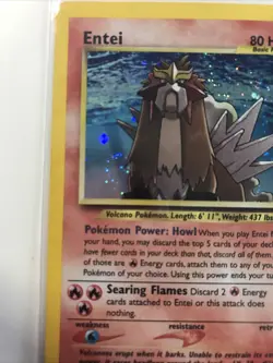 Entei 6/64 Neo Revelation Holo Pokemon Card NM/LP - Image 3
