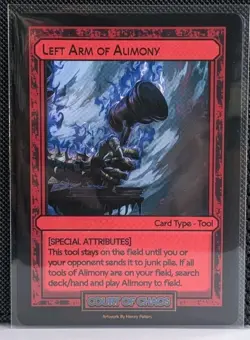 Divorced Dads TCG Court of Chaos Left Arm Of Alimony Card NM/M *See Photos - Image 1