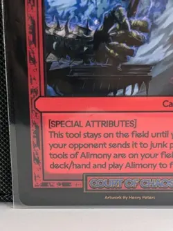Divorced Dads TCG Court of Chaos Left Arm Of Alimony Card NM/M *See Photos - Image 4