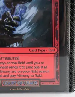 Divorced Dads TCG Court of Chaos Left Arm Of Alimony Card NM/M *See Photos - Image 5