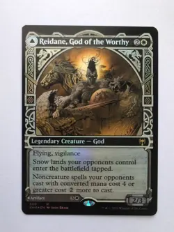 MTG Reidane, God Of The Worthy (KHM) Showcase Foil Rare 300 - Image 1