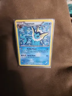 Vaporeon BW89 Holo Black White Promo Card - Image 1