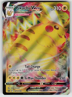 Pikachu VMAX 286/SWSH286 SWSH Promo Promo Holo Pokemon Card NM - Image 1