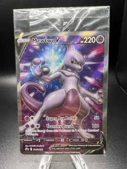 Mewtwo V Promo Holo SWSH: Sword & Shield Promo Cards SWSH229 NM SEALED - Image 1