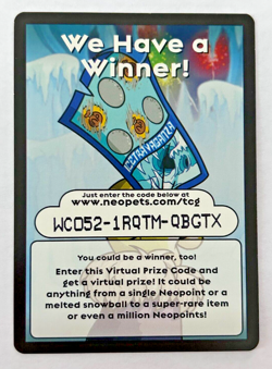 Neopets Trading Card Game - Hannah and the Ice Caves Checklist 3 of 5 - Image 2