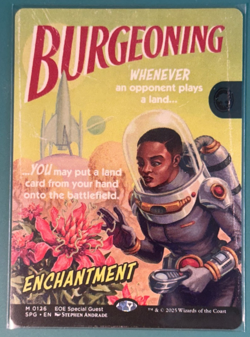 MTG Burgeoning (Showcase) - Edge of Eternities Special Guests SPG NM Pack Fresh - Image 1