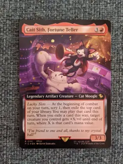 MTG Cait Sith Fortune Teller FIC 151 Extended Art foil Final Fantasy NM/M - Image 1