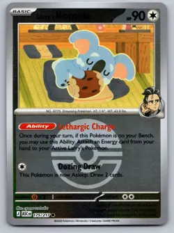 LARRY'S KOMALA (POKE BALL) 175/217 REVERSE HOLO C POKEMON ASCENDED HEROES NM/M - Image 1
