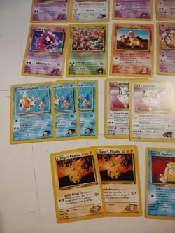Lot Of 93 Vintage Gym Challenge Pokemon Cards Common Uncommon LP - Image 2
