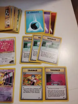 Lot Of 93 Vintage Gym Challenge Pokemon Cards Common Uncommon LP - Image 3