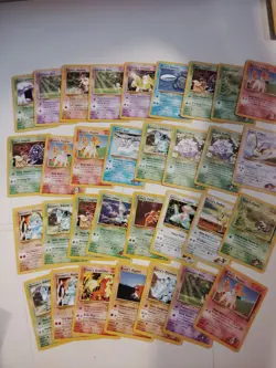 Lot Of 93 Vintage Gym Challenge Pokemon Cards Common Uncommon LP - Image 4