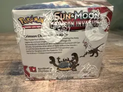 Sealed Pokemon Sun & Moon Crimson Invasion Booster Box - Image 2
