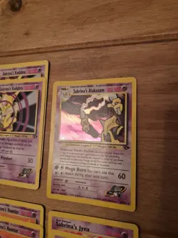 Pokemon Cards Gym Challange 2000 Sabrinas Gym Set Inc Rare Holo Alakazam Vintage - Image 2