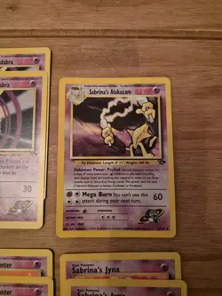Pokemon Cards Gym Challange 2000 Sabrinas Gym Set Inc Rare Holo Alakazam Vintage - Image 3